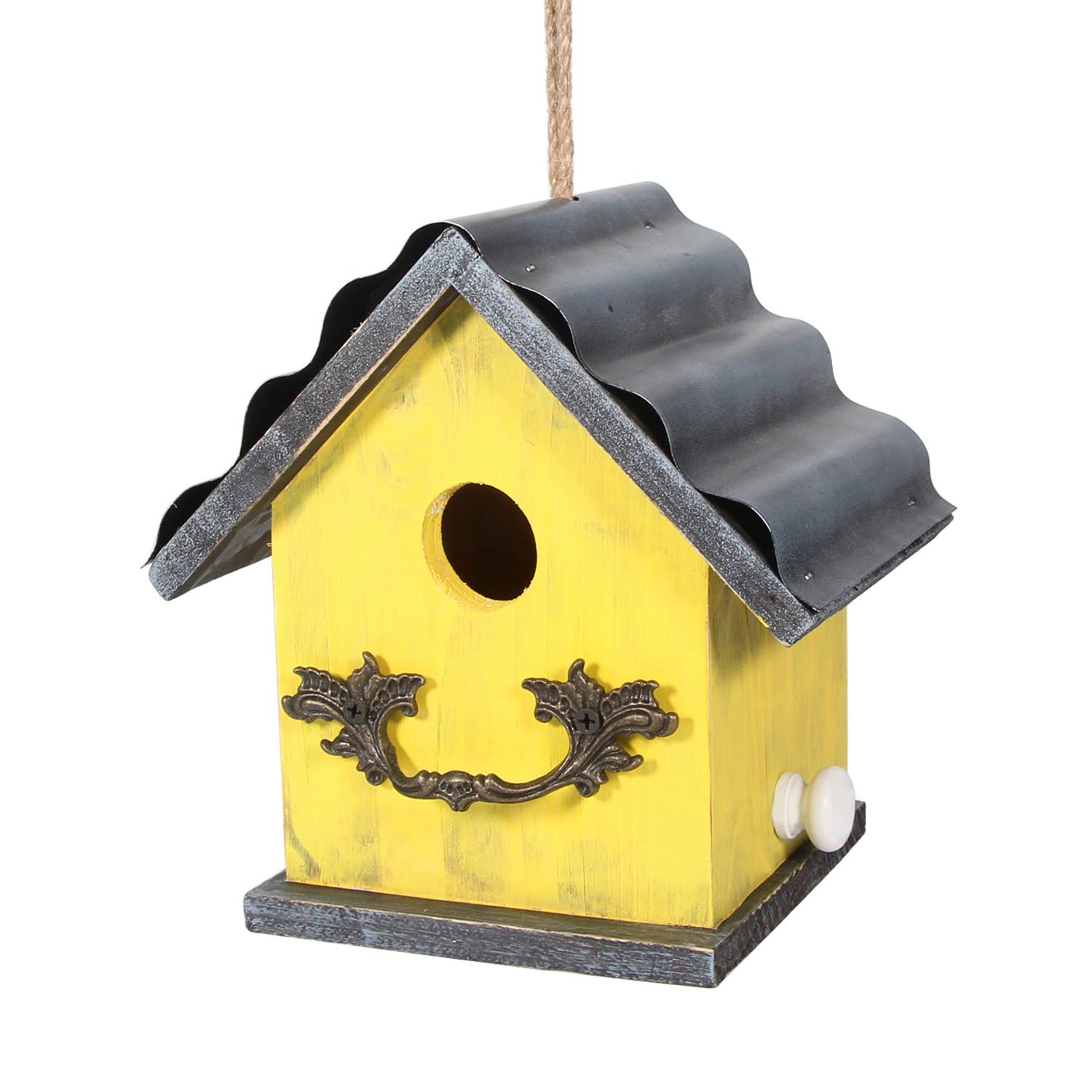 Tenforie Handcrafted Yellow Bird House