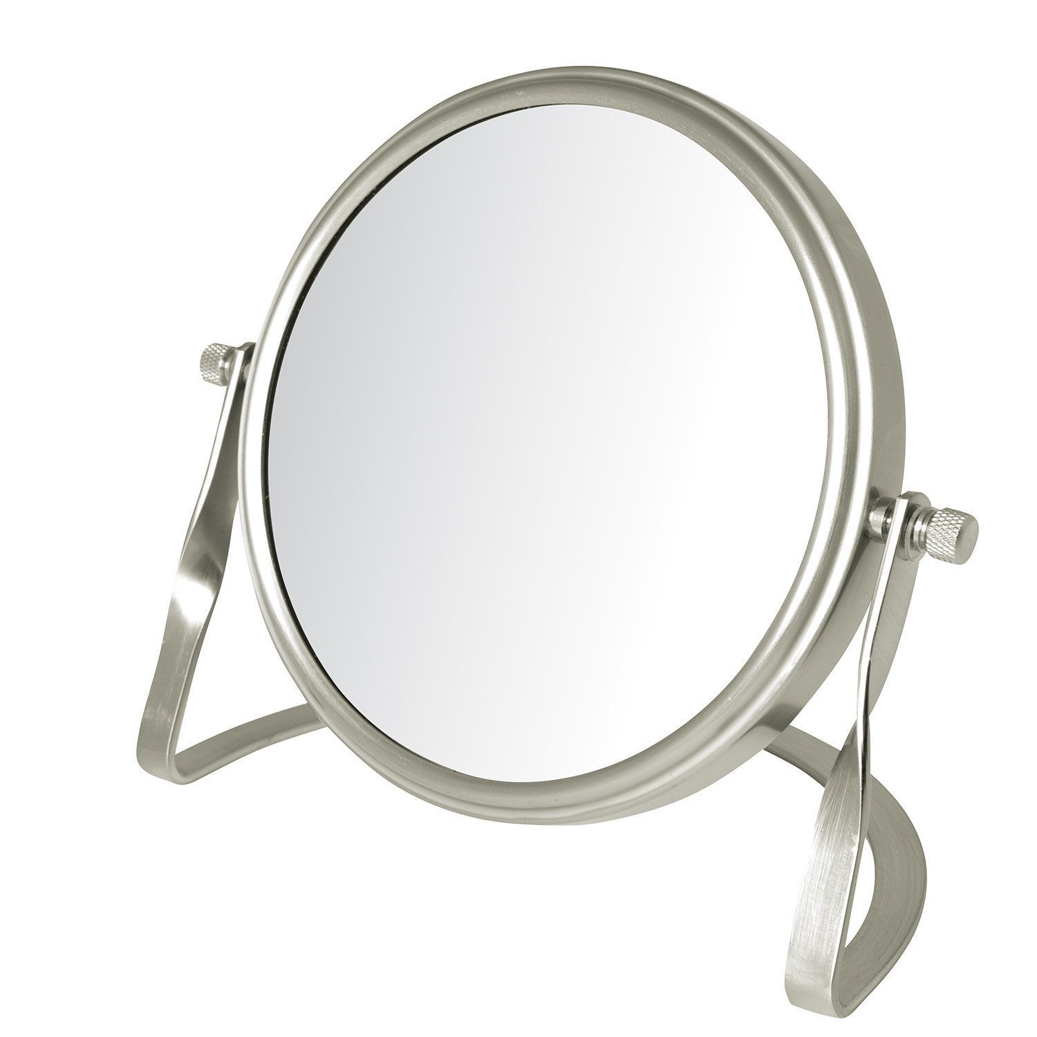 Il Numero 1 Del Risparmio-2 SPECCHI DOPPI DA TAVOLO CON BASE PER TRUCCO Make Up 10cm Colori Assortiti