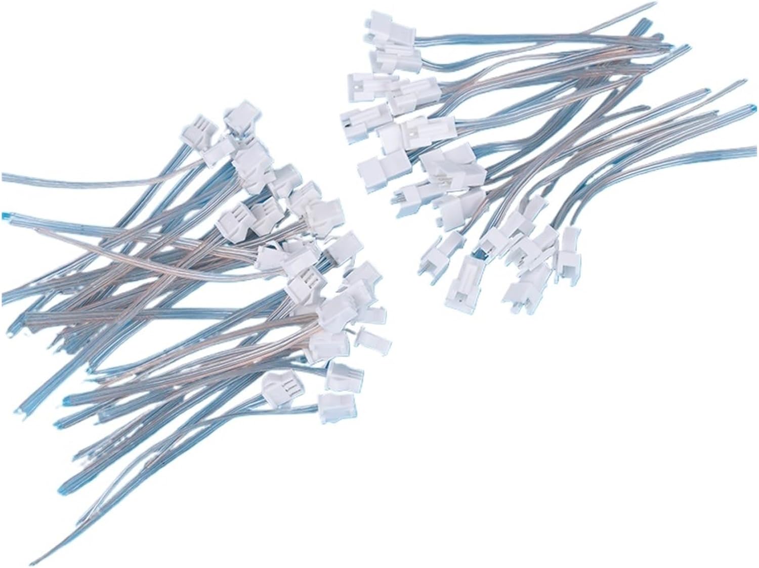 3 ピン JST コネクタ SM オスとメス WS2812B WS2812 WS2811 LED ストリングライト透明ケーブル 10