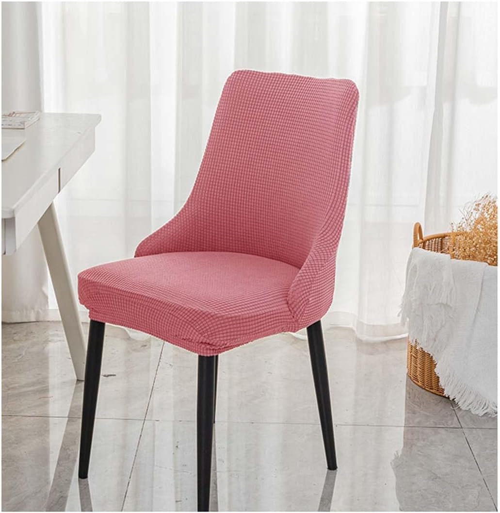 Curved Back Dining Room Chairs Covers with Arms Set of 4/6/2 Dining Chair Slipcovers Large/Small Back Modern Accent Stretch Wingback Side Chair Cover Slipcover Kitchen,#10large,2PCS