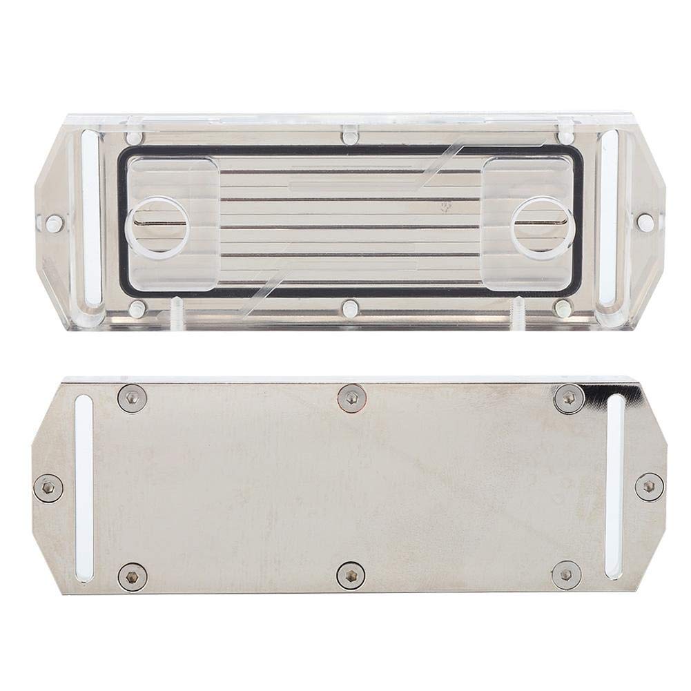 Water Cooling Block for Memory Heat Sink, Universal Module Design with Copper Substrate and PMMA Material, Built in Sealing Ring for Enhanced Performance