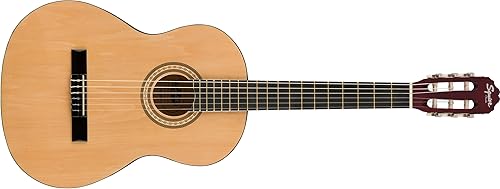 Squier SA-150N - Guitarra acústica clásica, 2 años de garantía, natural