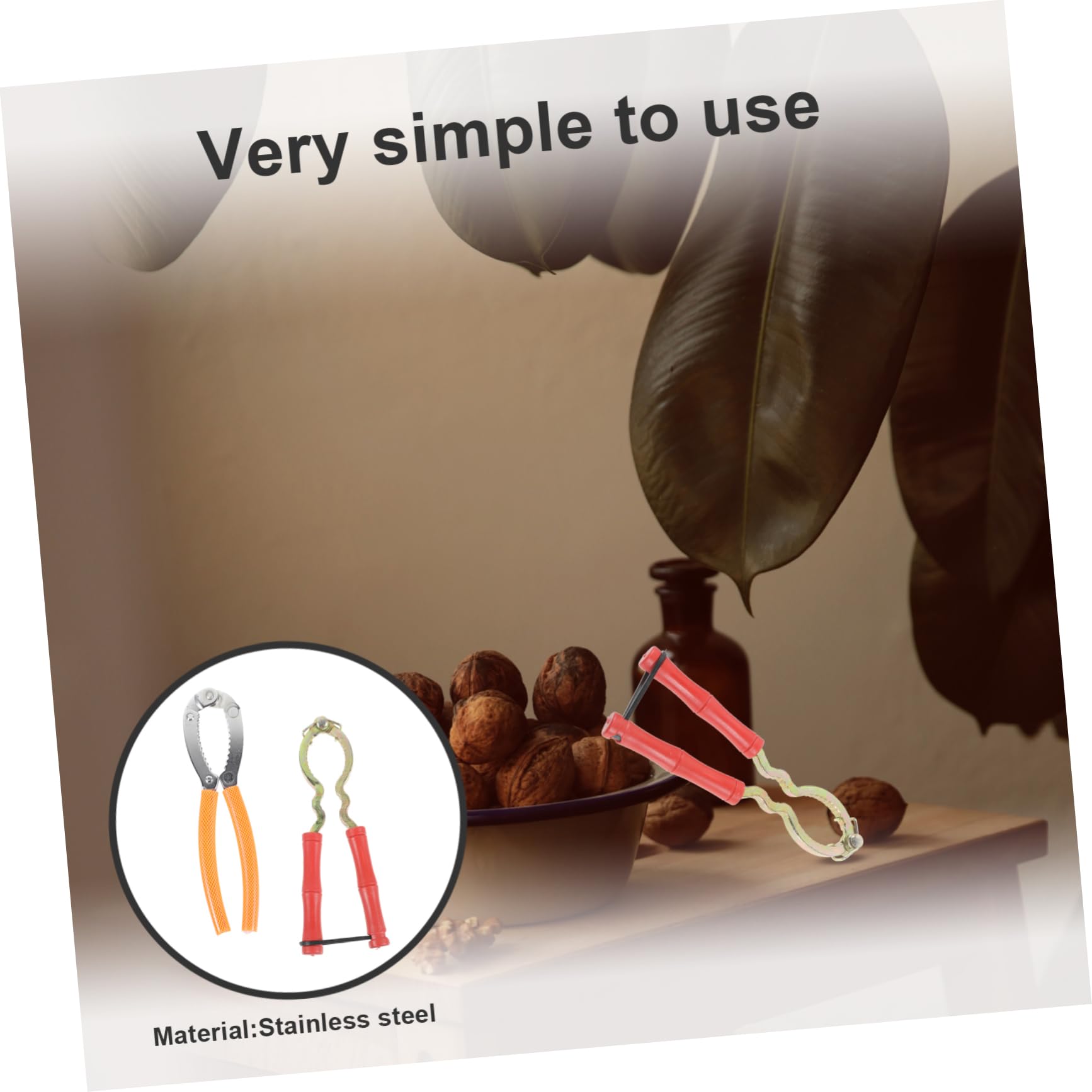 MAGICLULU 4 Juegos Abridor De Vino Cascanueces Taladro Eléctrico Cascanueces Herramientas para Abridor De Avellanas Herramienta para Nueces Trinquete Descascarador De Nueces 2 Piezas * 4