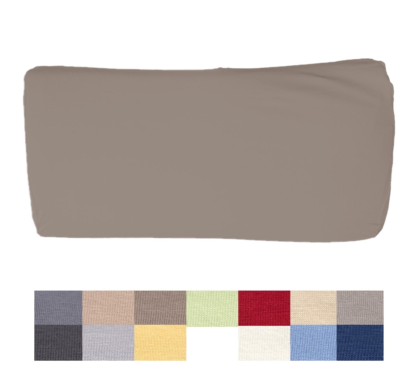 Nackenstützkissen Mit Bezug – Größe S/M 60-65x30-35x7-10 Cm, Weiß, Waschbar, Für Gesunden Schlaf