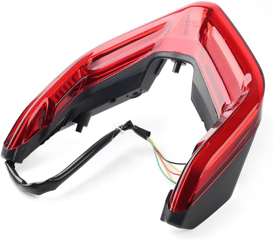 Cnswee6 LED Brake Taillight Indicators Tail Light Turn Signal Red Plastic for Ducati Streetfighter Panigale V4 V2 V4S Motorbike