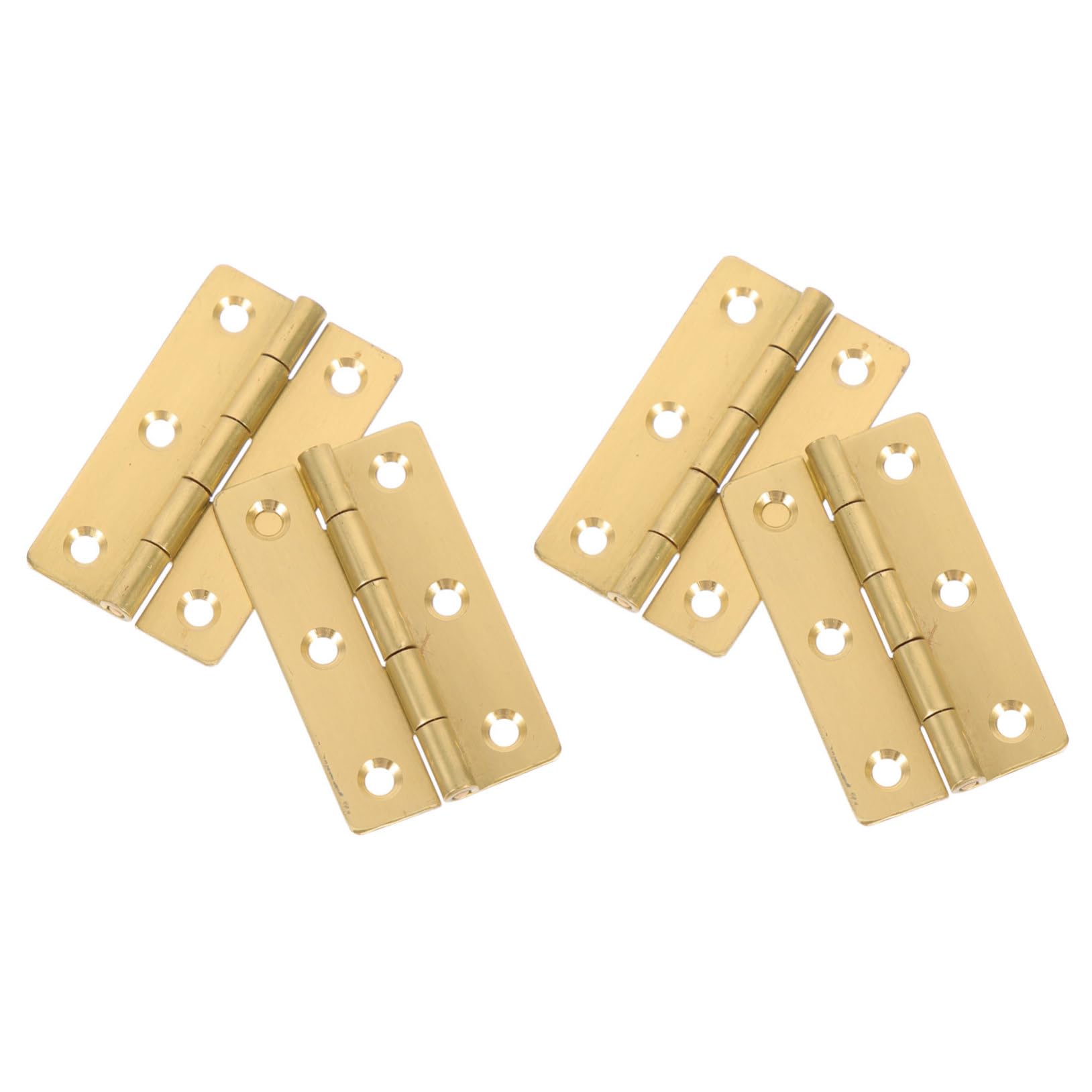 ULTECHNOVO Folding Door Hinges 4pcs Piano Hinge for DIY Woodworking Craft Projects
