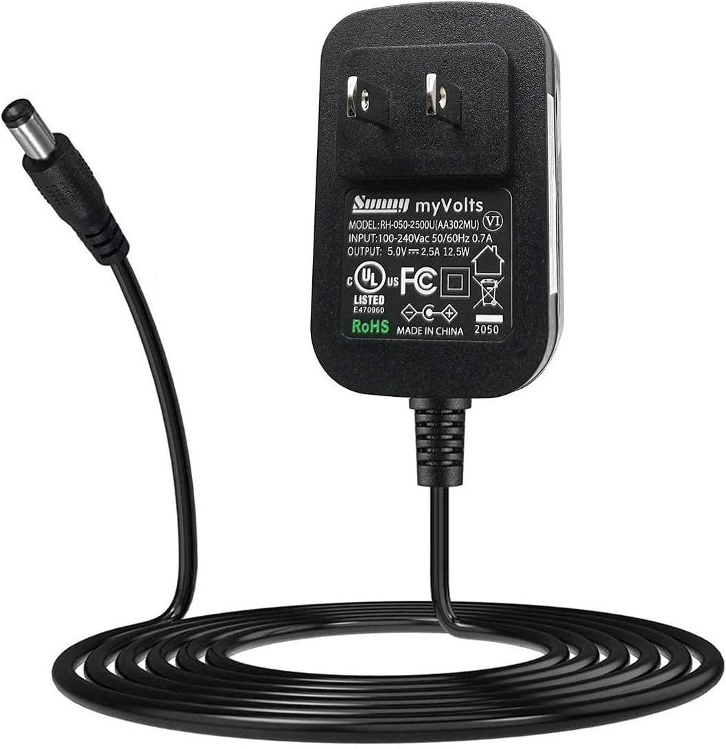 MyVolts5V Power Supply Adaptor Compatible with/Replacement for iWantit 1010 iPod Dock - US Plug