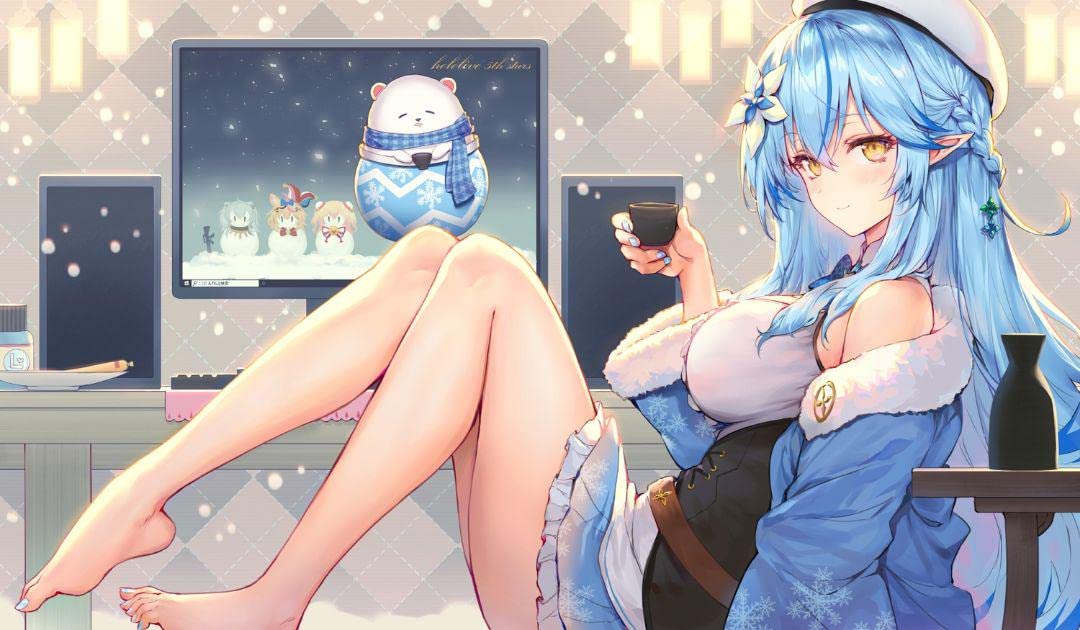 Amazon.co.jp: 雪花ラミィ プレイマットホロライブマウスパッドです 