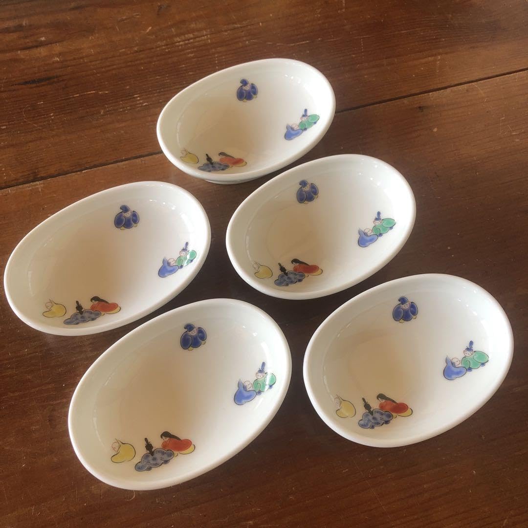 深川製磁 六歌仙 大皿 取り皿 箸置セット Amazon.co.jp: 深川製