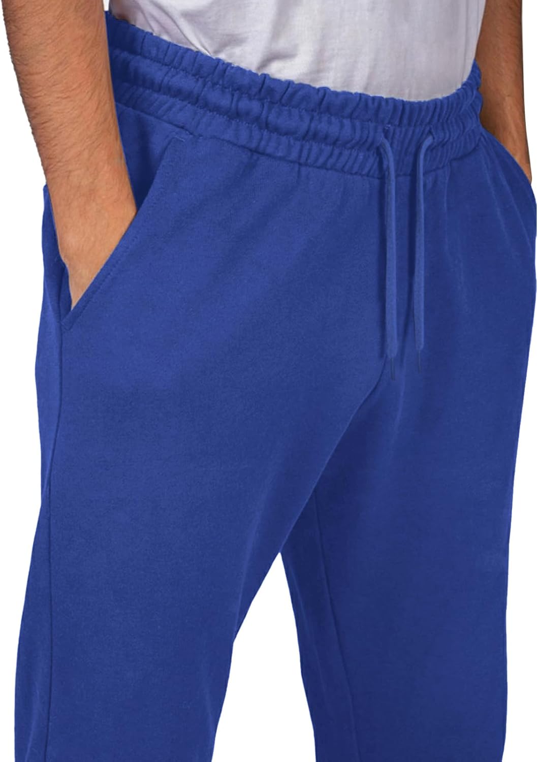 A WATERWANG Men's Sweatpants Casual Cotton Tapered Joggers Athletic Sweat Pants for Men Workout Running with Pockets - Image 4