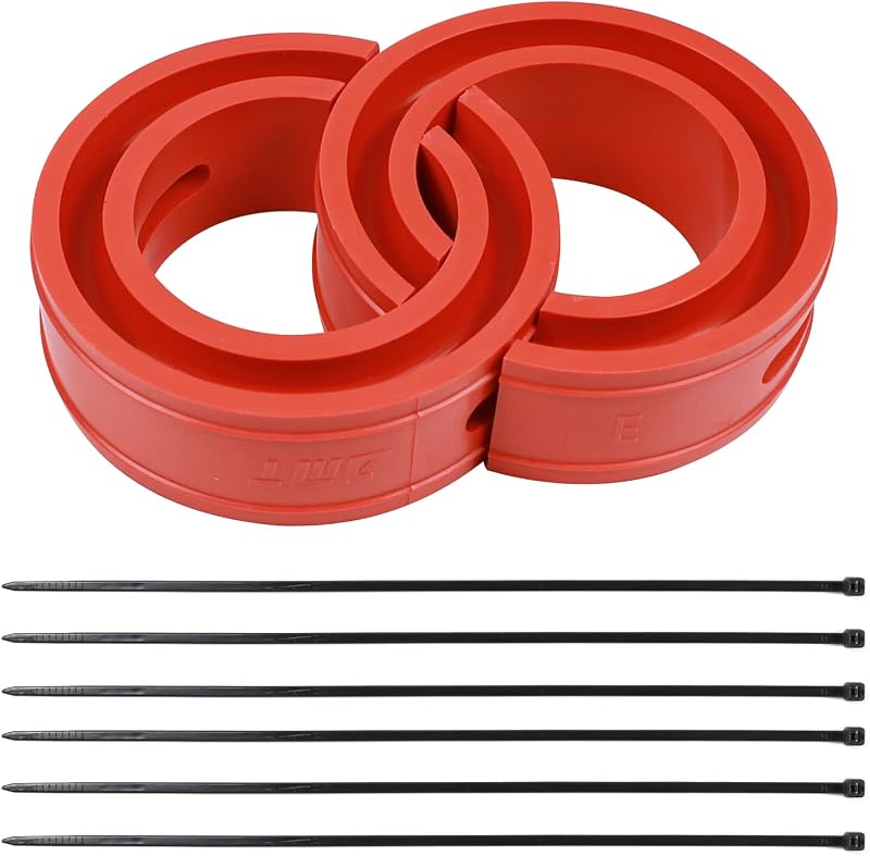 Espaçadores de mola helicoidal em borracha ongfuwu 47 mm para suspensão dianteira e traseira – Tipo E, 2 unidades