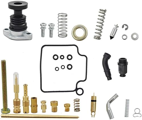 Miniatura 2 de Kit de reparación de carburador de carbohidratos e imprimación y estrangulador de repuesto para Honda TRX350 Rancher 350 2000 2001 2002 2003