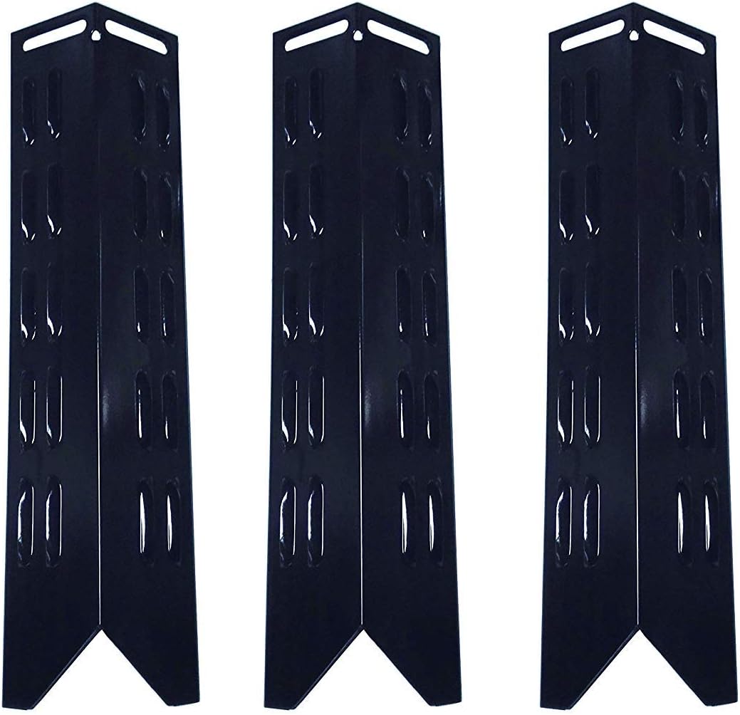 3 Pack Porcelain Steel Heat Plate Replacement for Select Outdoor Gourmet Gas Grill Models