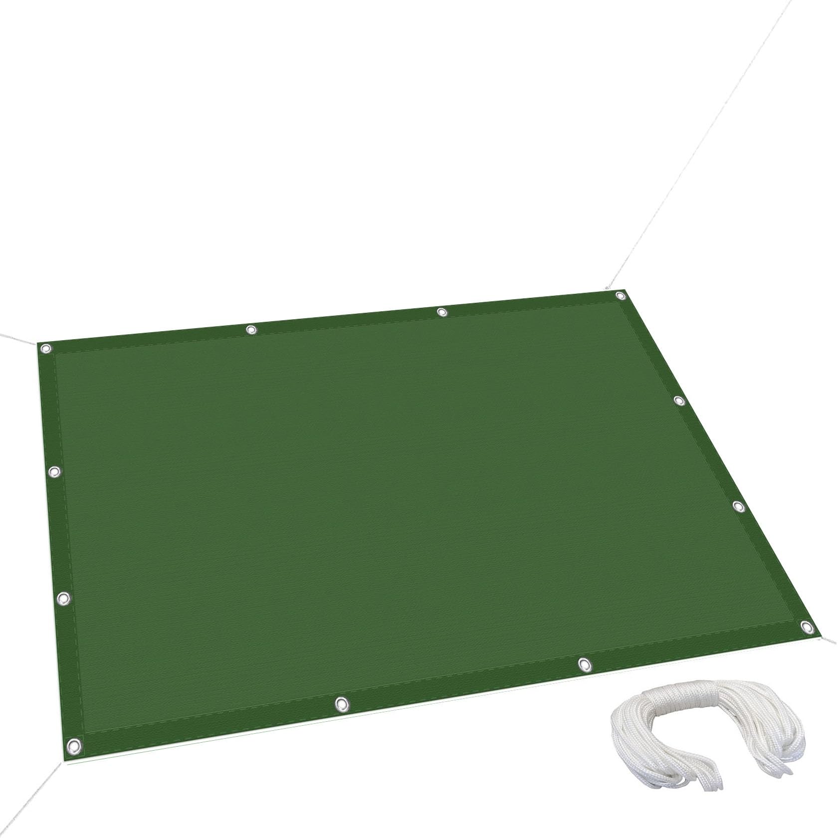 Voile d'ombrage imperméable 5x6.5 m rectangulaire avec protection UV-Block