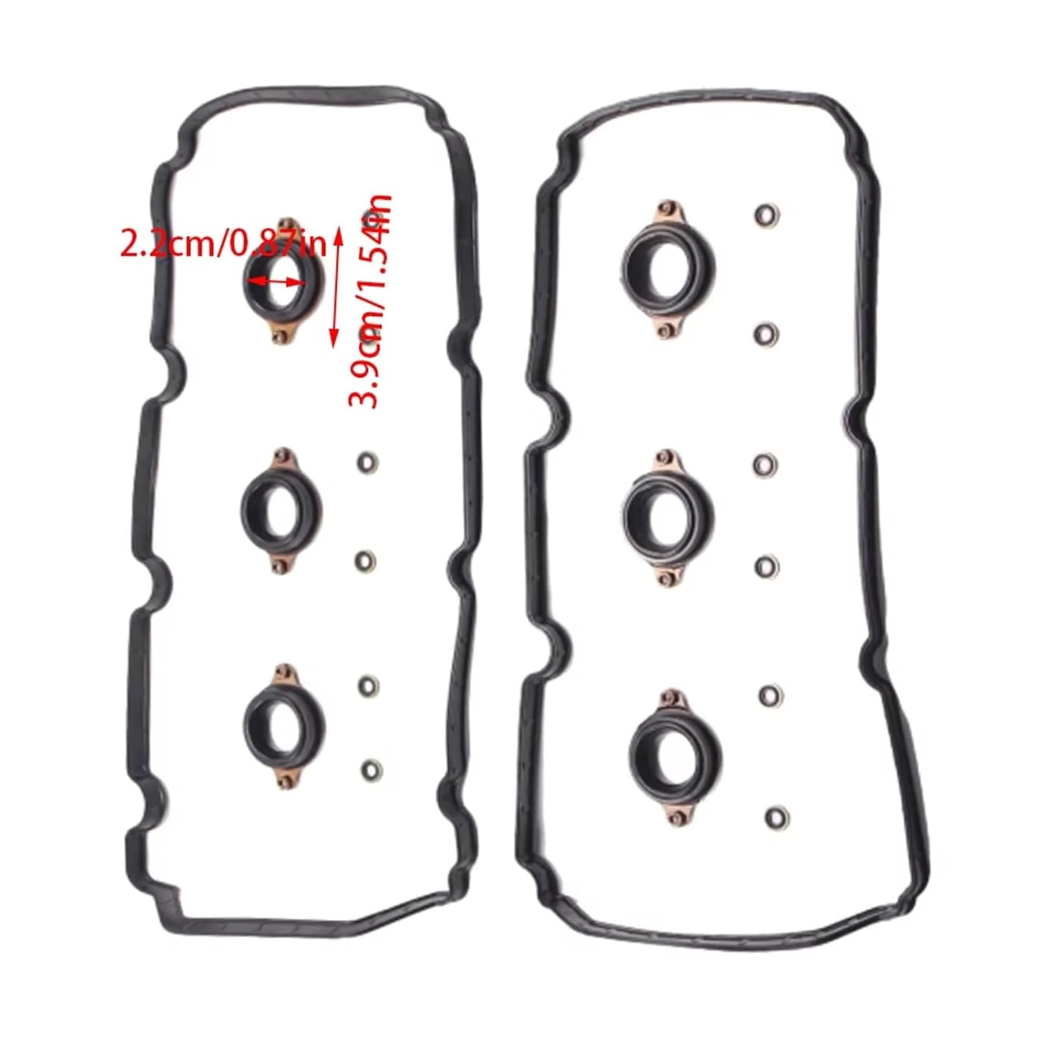 Car Engine Valve Seals for Pilot for Ridgeline for Odyssey 3.5L V6 2018 2019 2020 Engine Valve Cover Gasket Seal 120505G0000 123515G0A00