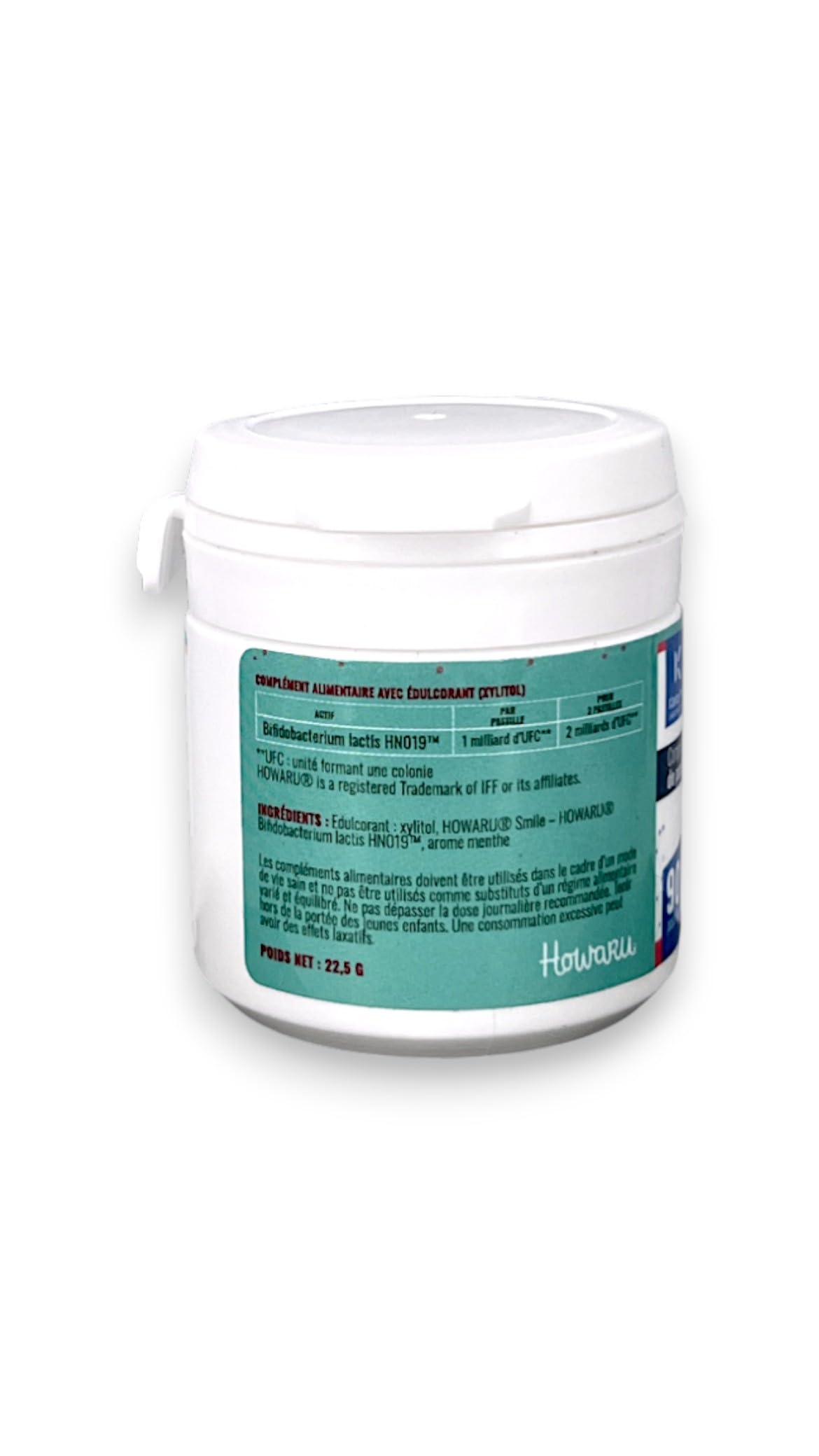 CETOKISS® Probiotique Bucco-Dentaire Menthe | 1 Milliard UFC HOWARU® | Haleine Fraîche & Gencives Saines | Sans Sucre | 90 Pastilles - Cure 3 Mois | Équilibre de la Flore et du Microbiote Buccal