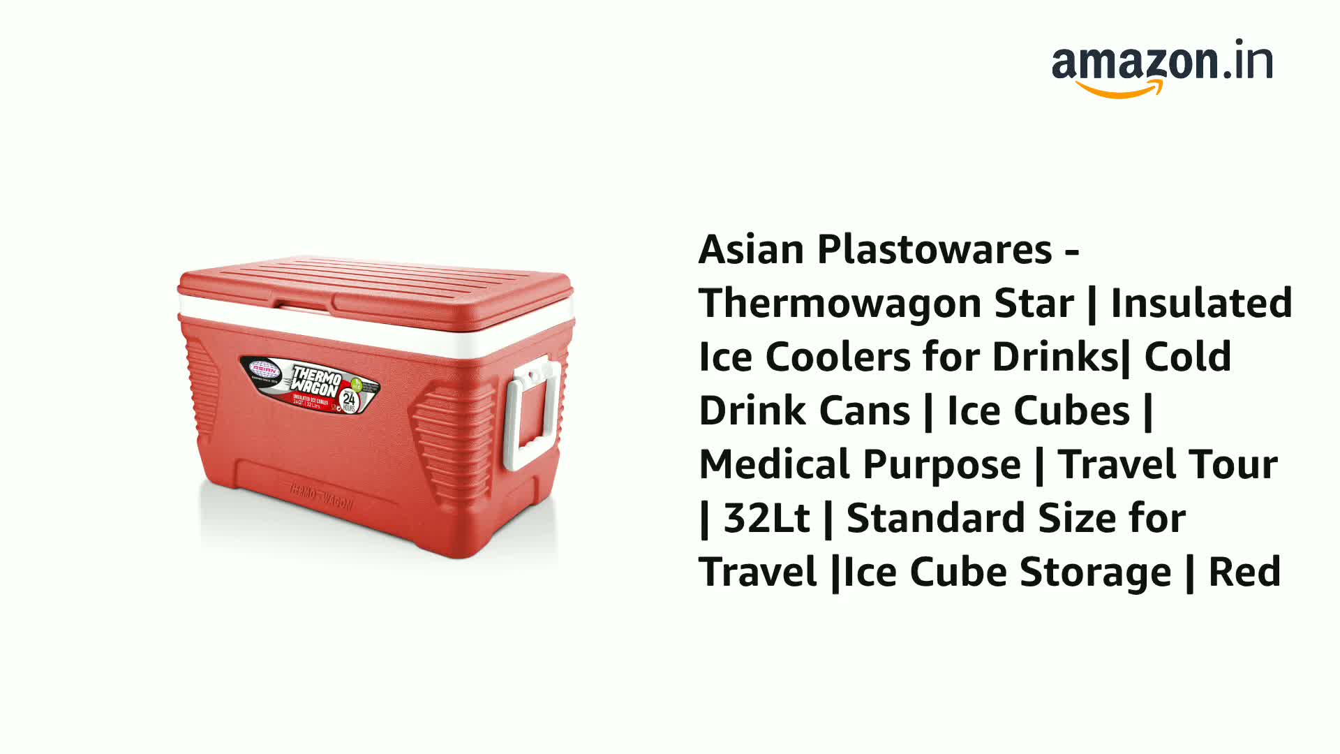 Asian Thermowagon 32 LTR | Insulated Ice Coolers for Drinks| Cold