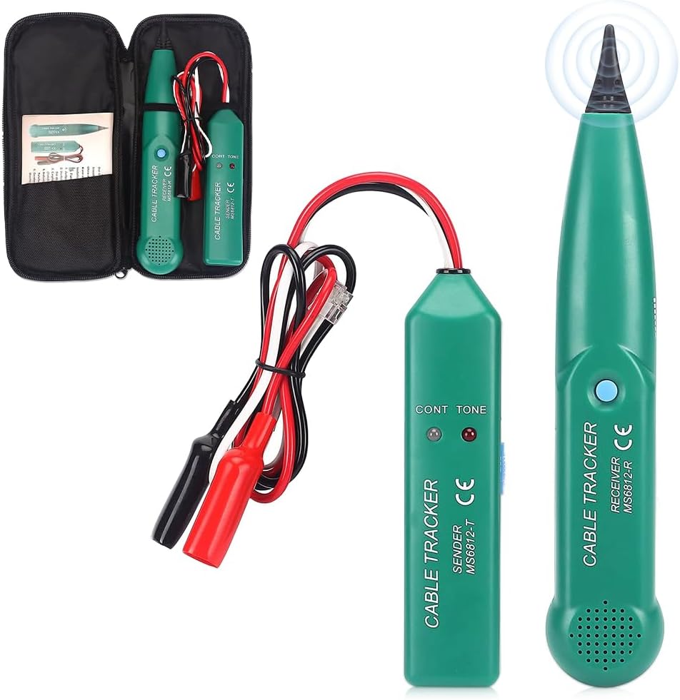 Goeco Tester Per Cavi Di Rete | Localizzatore Toner Per RJ45/RJ11 | Misura Continuità E Resistenza - Foto 12