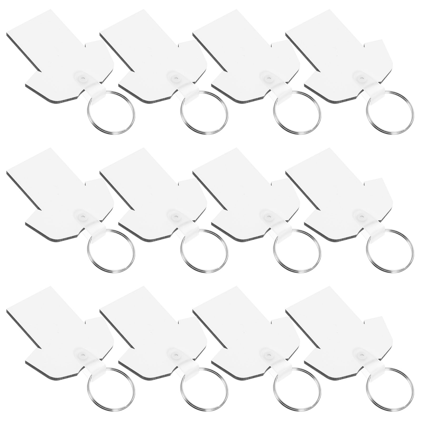 Llaveros personalizados en blanco de MDF para sublimación y transferencia térmica