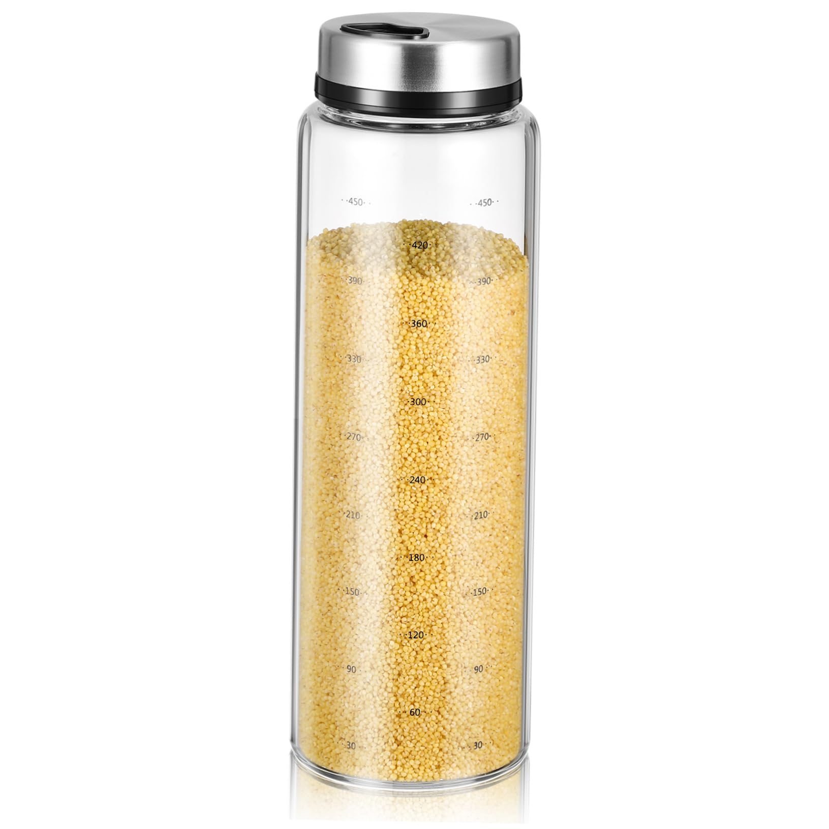 OFFSCH Pepper Container Rotary Pepper Bottle Modern Seasoning Jars Seasoning Box Kitchen Supply