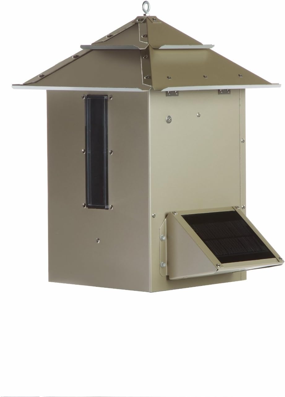 Swweeney Feeders Automatic Koi Feeder - 5 to 10 Pound Capacity, Champagne - Basic Timer