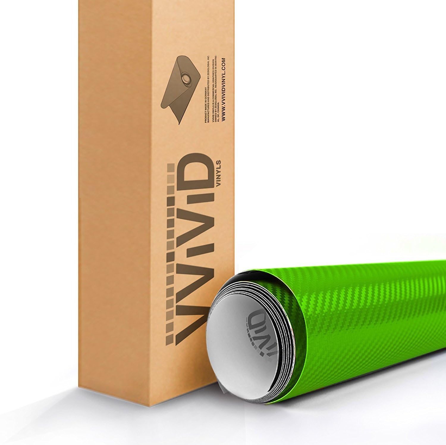 Amazon.com: VViViD XPO Lime Green Dry Carbon Fiber Vinyl Wrap Roll