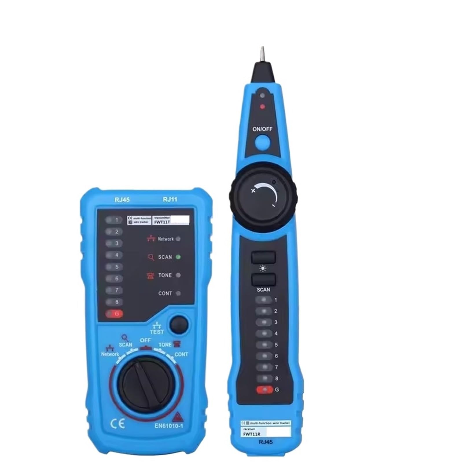 Lokalizator linii Tester lokalizacji kabli do wykrywania kabli sieciowych, telefonicznych, RJ11, RJ45, Cat5, Cat6, Ethernet LAN