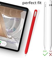 Vista 2 de Funda ultra delgada de silicona compatible con Apple Pencil de 2ª generación, funda protectora de silicona para iPad Pro de 11/12.9 pulgadas 2018