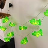 Sezrgiu 5.4 FT Cute Crocodile String Lights,10 LED Crocodile Fairy Light Battery Operated for Home Party Camping Christmas Decoration (Crocodile)