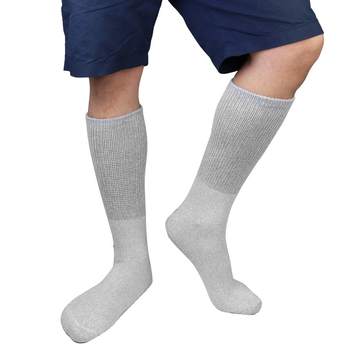 Falari Physicians Approved Diabetic Socks Crew Unisex 3, 6 or 12 Pack