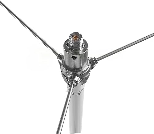 Miniatura 5 de Diamond Antenna Antena repetidora base de doble banda X30A - Antena UHF VHF de alta ganancia de 6.6 ft27.6 in con ganancia de 6,5 dB y construcción