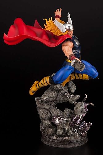 Miniatura 11 de Kotobukiya Marvel Universe Avengers: Thor - Estatua de arte fino, multicolor