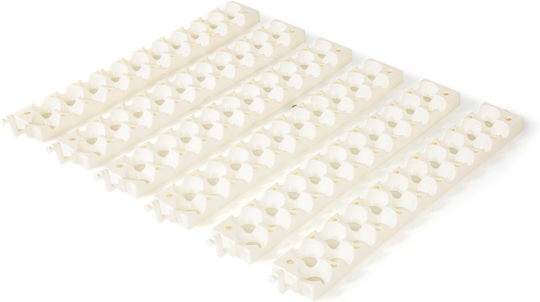 Farm Innovators 6 Pack Quail Rails - 20 Spot Small Egg Trays Only, Fits up to 120 Eggs Total - Compatible with Model 3200 Automatic Egg Turner