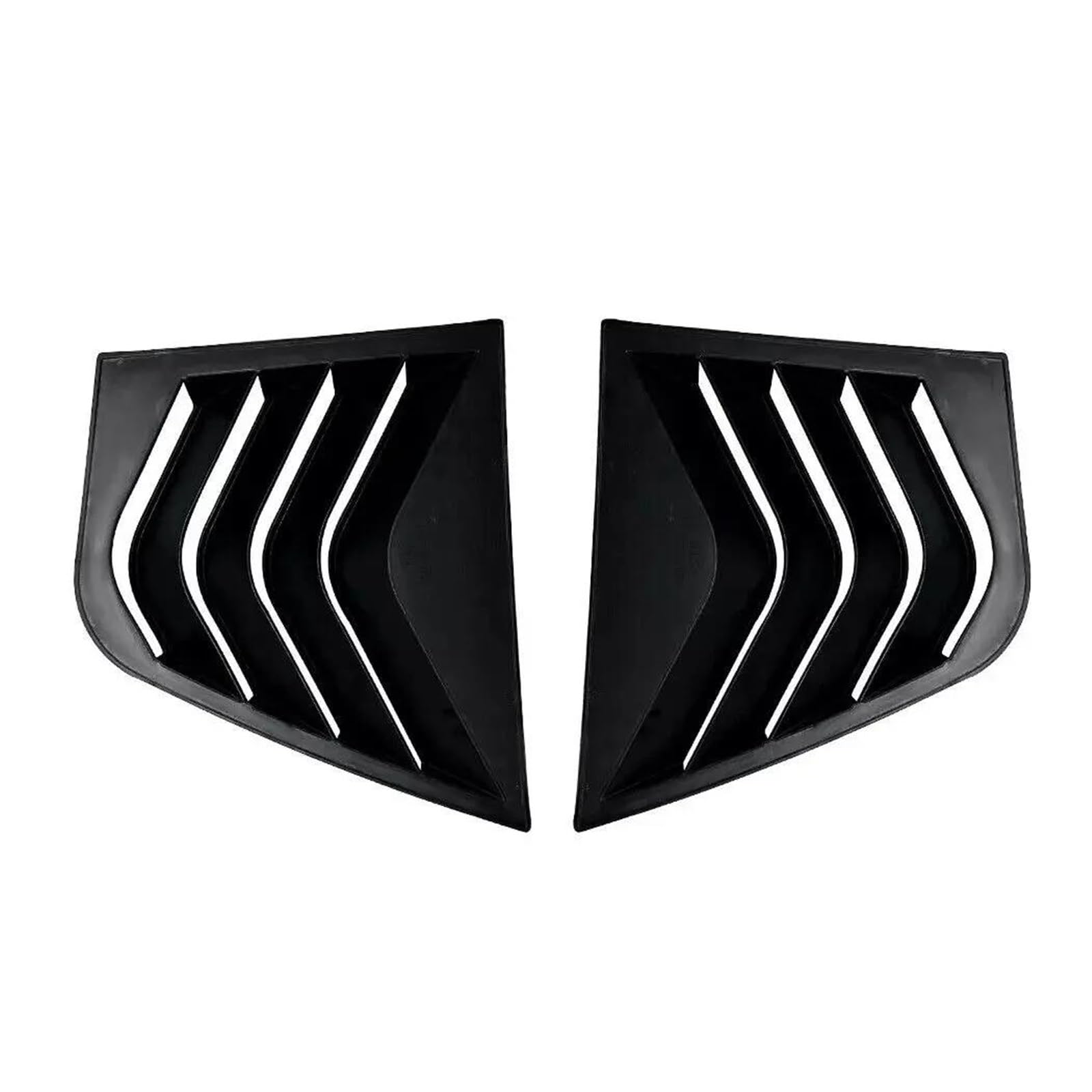 Spoiler Lunotto Posteriore Per Kia Per Stinger 2018-2023 Auto Posteriore Feritoia Finestra Laterale Della Copertura Dell'otturatore Trim Adesivo Vent Scoop ABS Canard Laterale Lunotto(Gloss Black)