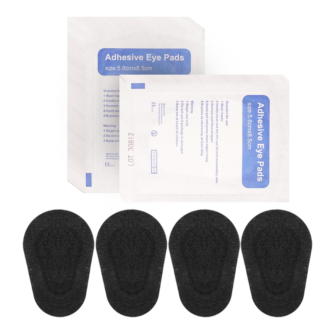 Amazon.com: Lsenrioy 60pcs Sterile Non-Woven Eye Pads Patches