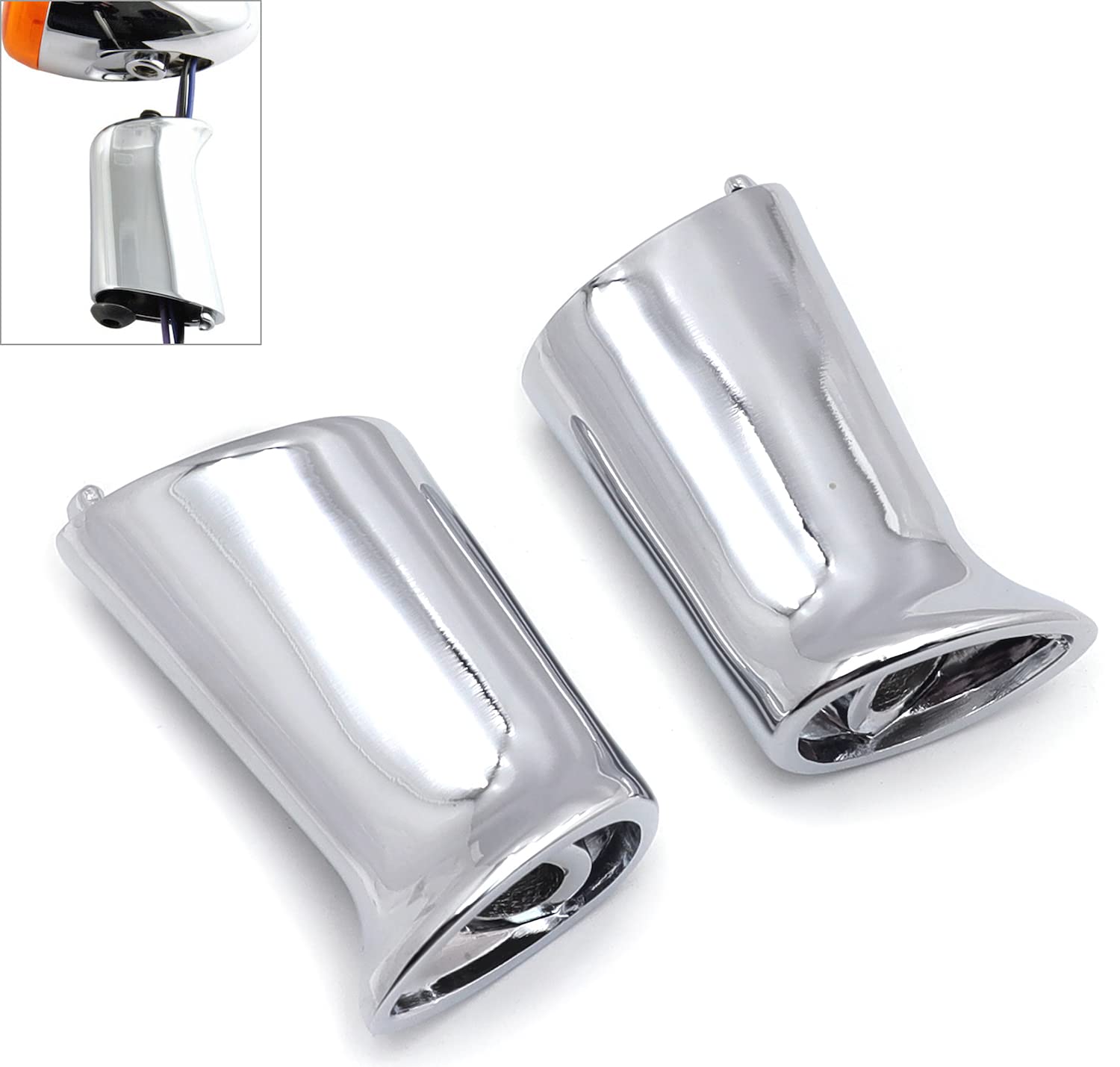 HTTMT- Chrome Rear Turn Signal Mount Bracket Compatible With 1992& up H-D Sportster XL883 XL1200 [P/N: MT224-020LG-CD]