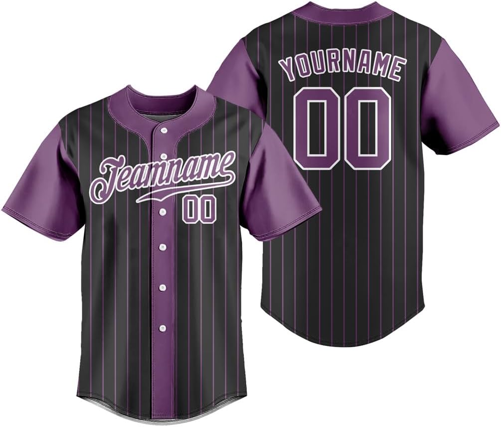 Custom Baseball Jersey Blank Button Down Jacket Shirts Printed or Stitched -Make Your Own Jerseys