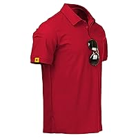 geeksport Polo Uomo Manica Corta Polo Shirt Sportiva Uomo Golf T