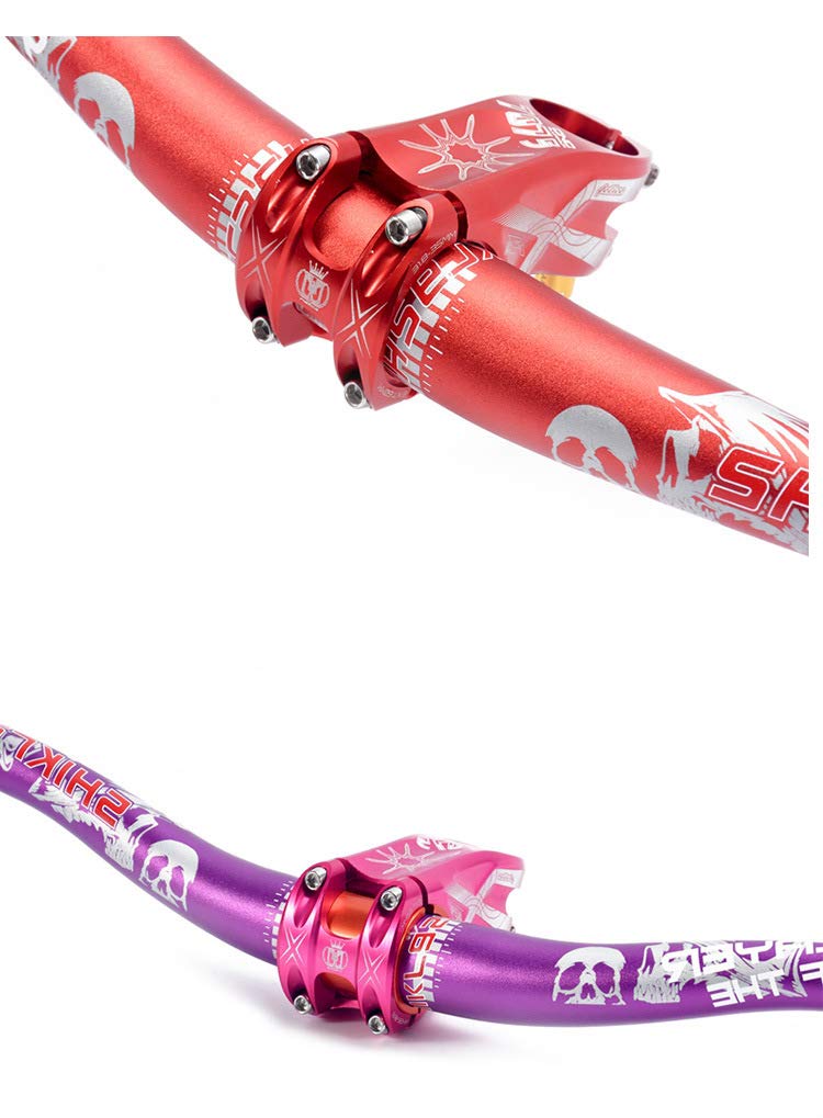 HONSUN Mountain Bike Road Bike Handlebar 31.8mm MTB Mountain Bike Handlebar 720mm/780mm XC Bicycle Handlebar (Color : Colorful) (Purple(780mm))