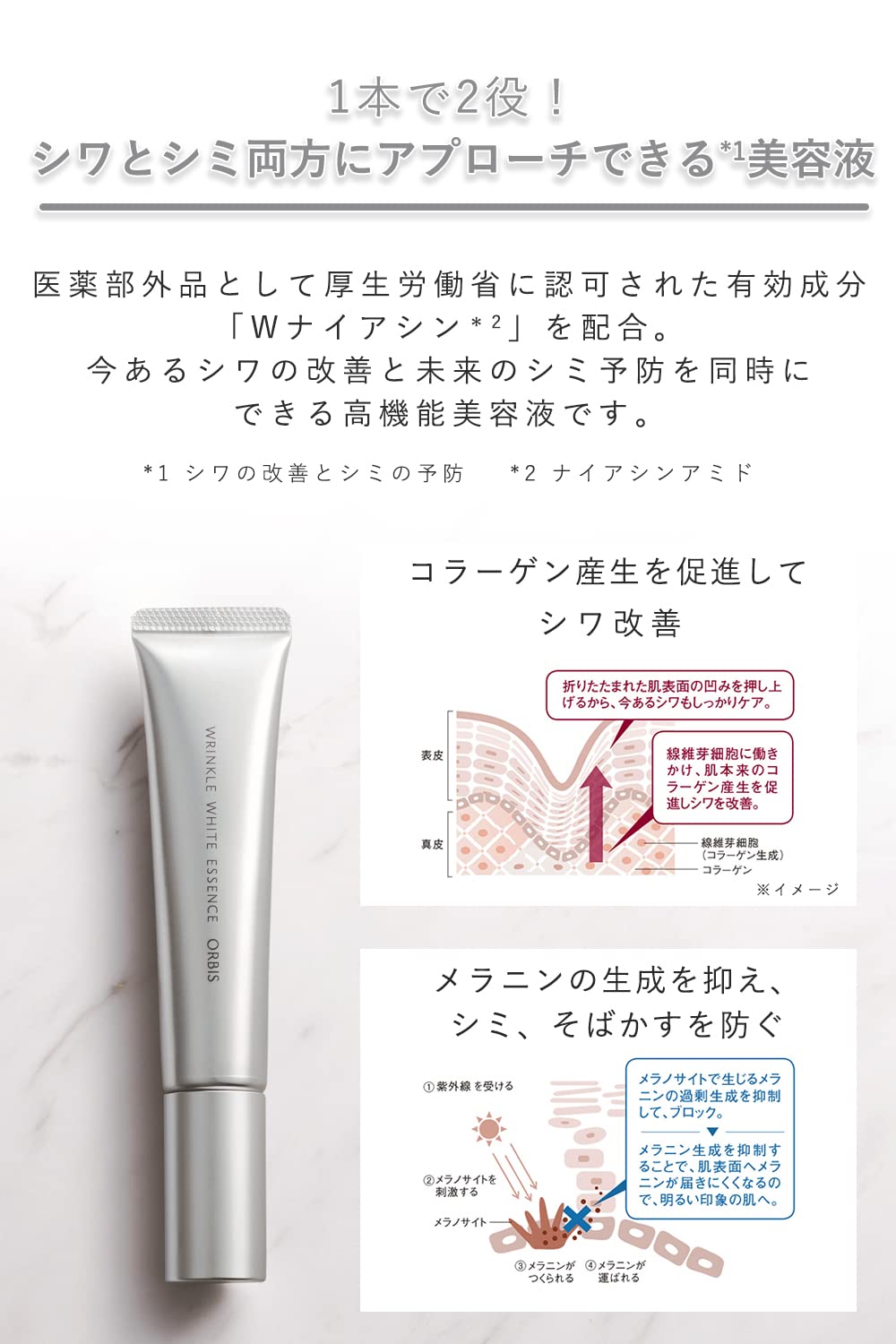 Amazon | ORBIS(オルビス) 医薬部外品 リンクルホワイト エッセンス 
