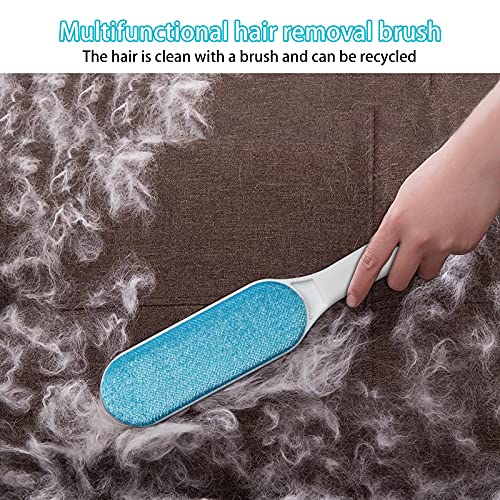 2 Pack Furniture Lint Remover Brushes, Double Sided Loose Hair Catcher Brushes Self Cleaning Brushes For Lint, Pet Hair Remover，Hair Cleaner Brushes For Furniture, Clothes, Sofa, Carpet #TOP5