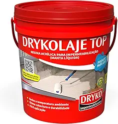 Manta líquida impermeabilizante para lajes 18kg - DRYKOLAJE TOP - Dryko