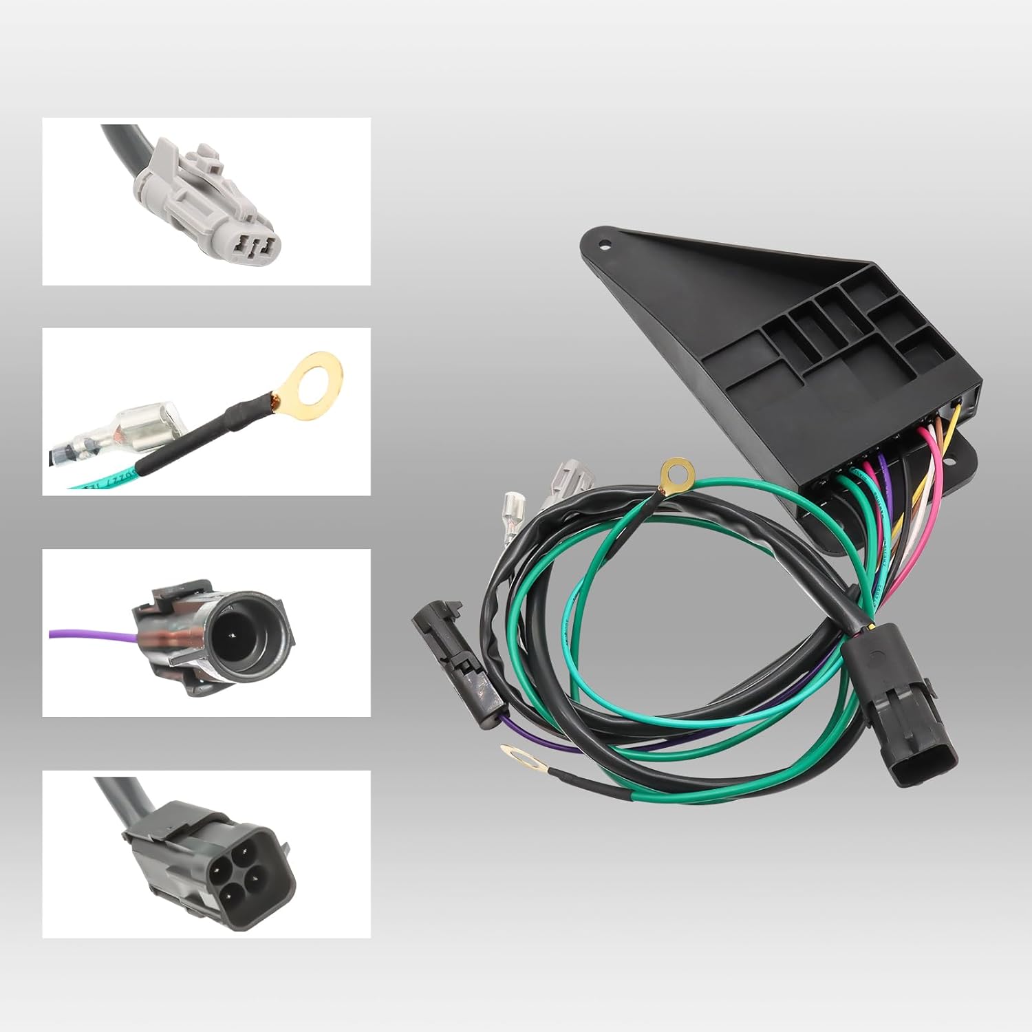 RV Step Motor Conversion Kit for A Linkage Gearbox Compatible with 22 23 28A 30 32 33 34 35 36 38 and 40 Series Kwikee Electric Steps, OE Replaces 379769 379145 379146 379147 RV Entry Steps Motor