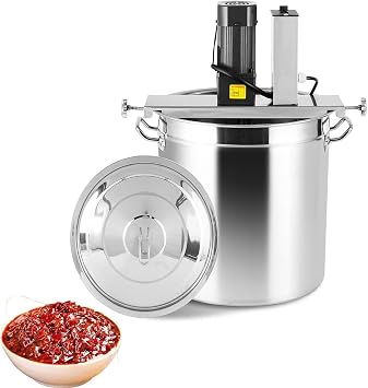 40L/80L Automatic Pot Stirrer Mixer,Electric Jam Mixer,Stirring Speed Adjustable,4 Blade Stirring Scraper,for Restaurant Food Factory Home Cooking,90L