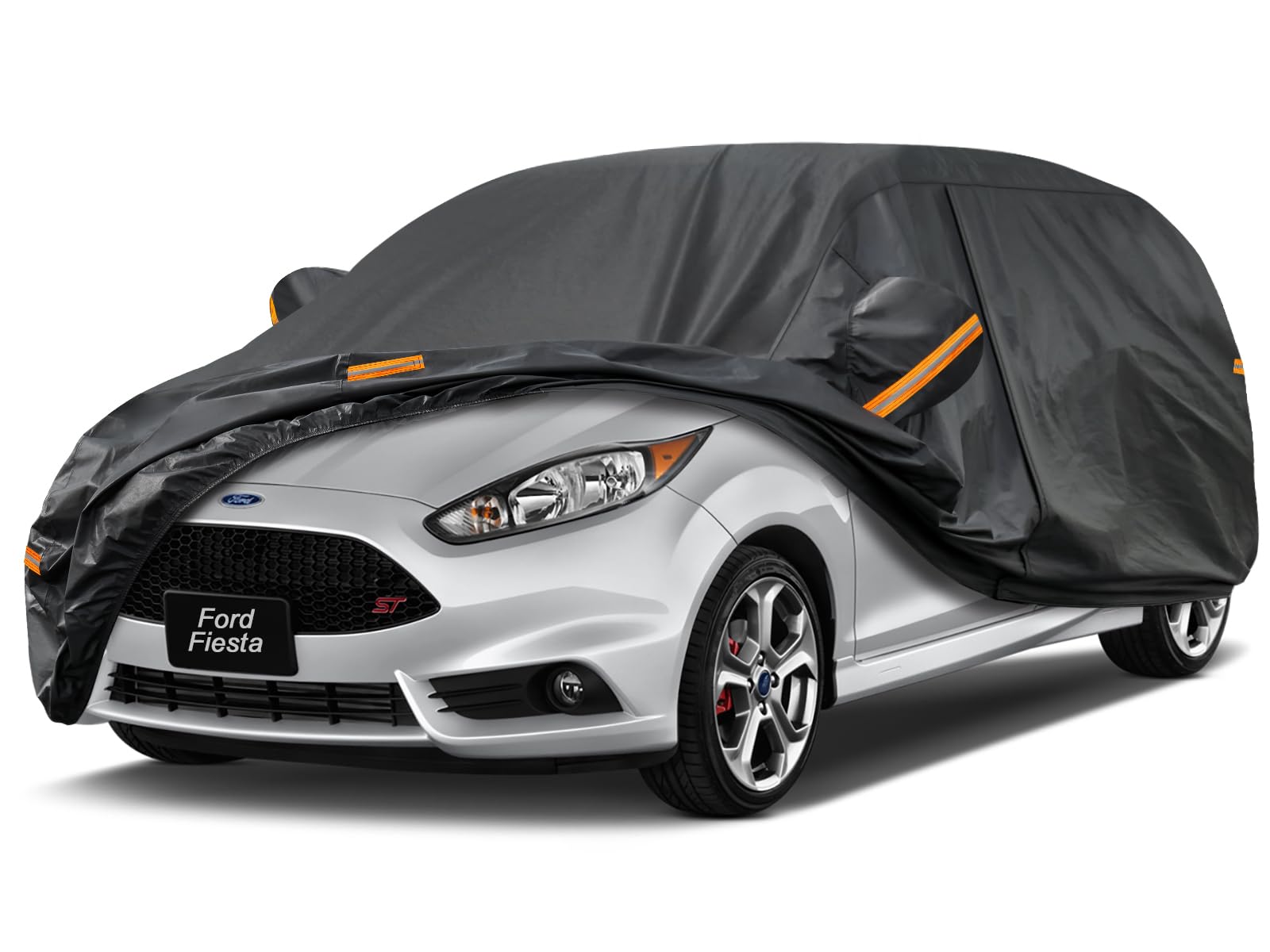 Kayme Funda Coche Exterior, Compatibles con Audi A3 Sportback(1996-2025), Cubierta para Coche Impermeable Transpirable Anti-UV Antipolvo de 7 Capas, Cubre Coche con Cremallera y Forro de Algodón. — view 70
