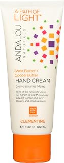 Andalou Naturals Shea Butter + Cocoa Butter Hand Cream Clementine 3.4 oz Pack of 1
