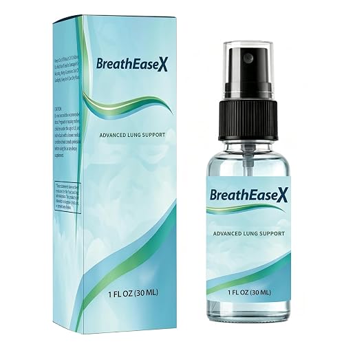 BreathEaseX Lung Spray, Natural Herbal Formula Containing Echinacea
