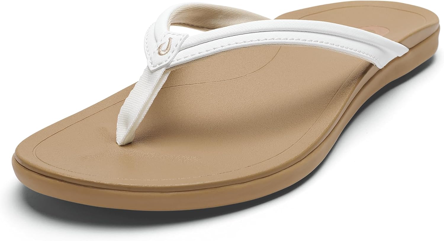 OLUKAI Ho'opio Malua Women's Water Friendly Sandals, Flip Flops for Beach & Everyday, Arch Support & Comfort Fit