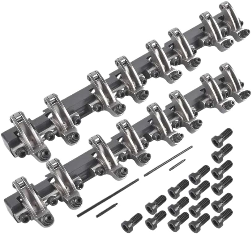 Roller Rocker Arms Shaft Mount Style 1.6 Ratio Stainless Steel Compatible With SBC 350