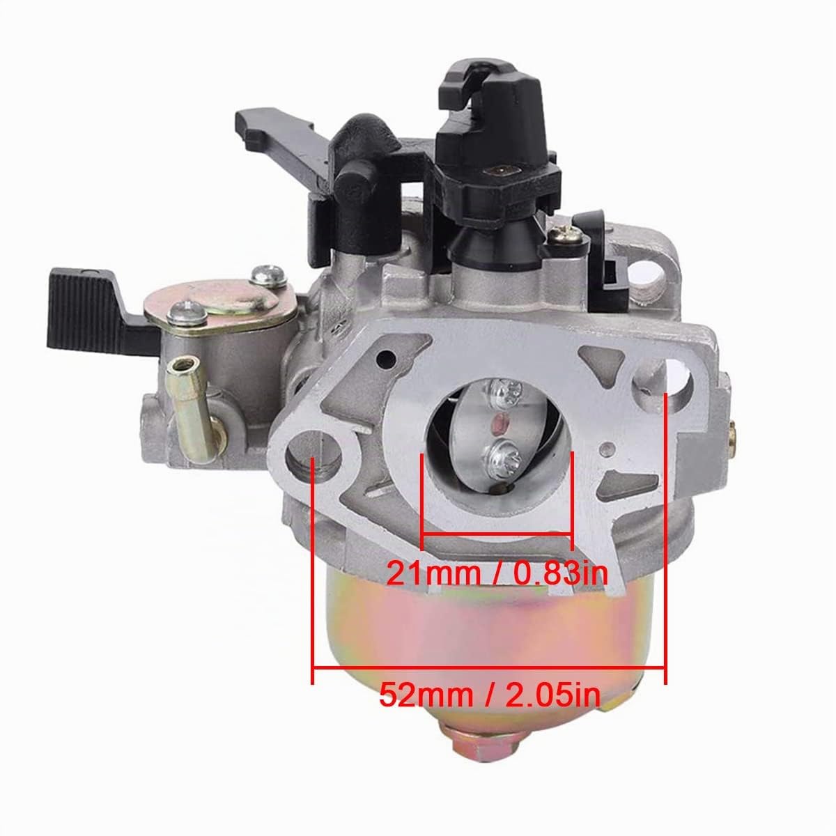 ZAMDOE Kit de carburateur avec filtre à air pour HONDA GX240 GX270 8HP 9HP moteurs, remplace le carburateur # 16100-ZE2-W71 1616100-ZH9-820 16100-ZH9-W21